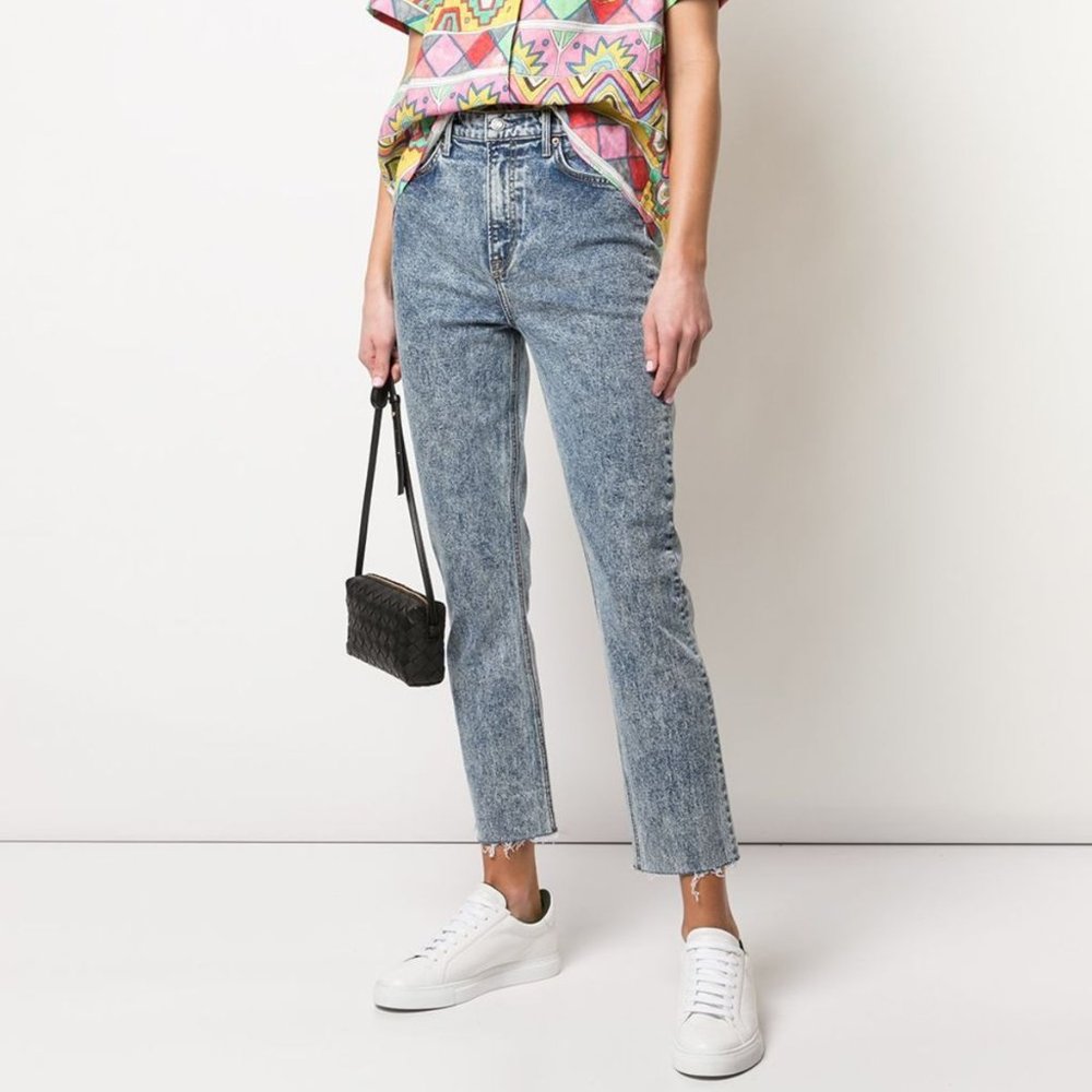 GRLFRND Reed High Rise Slim Jean in Easy Street